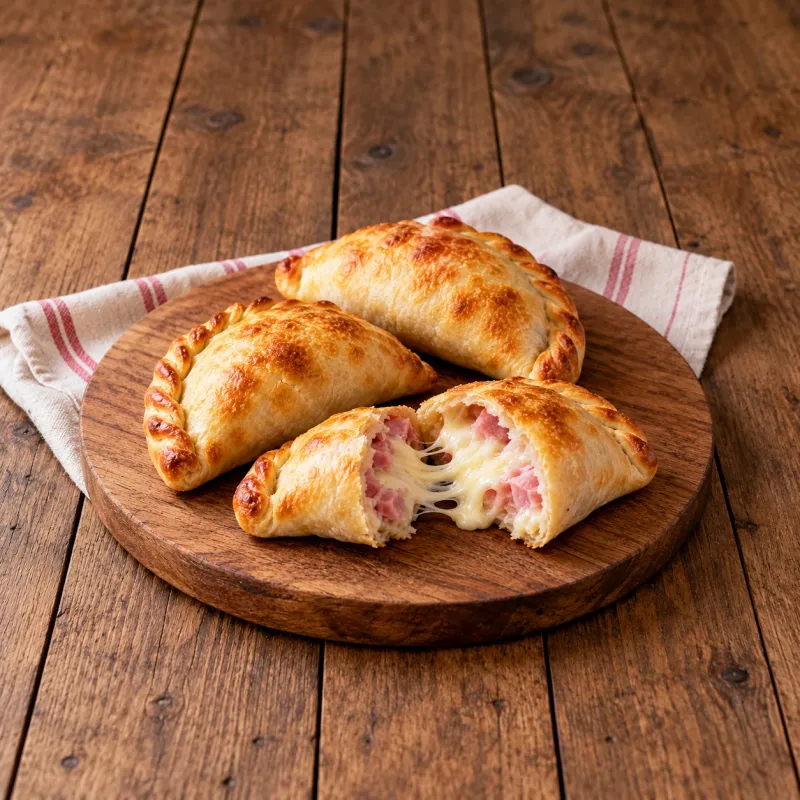 Empanada de jamón y queso